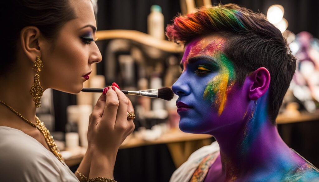 theatrical performance makeup artist